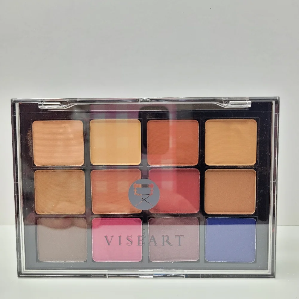 Viseart Eyeshadow Palette - Earthy Tones‎ and Vibrant Blue